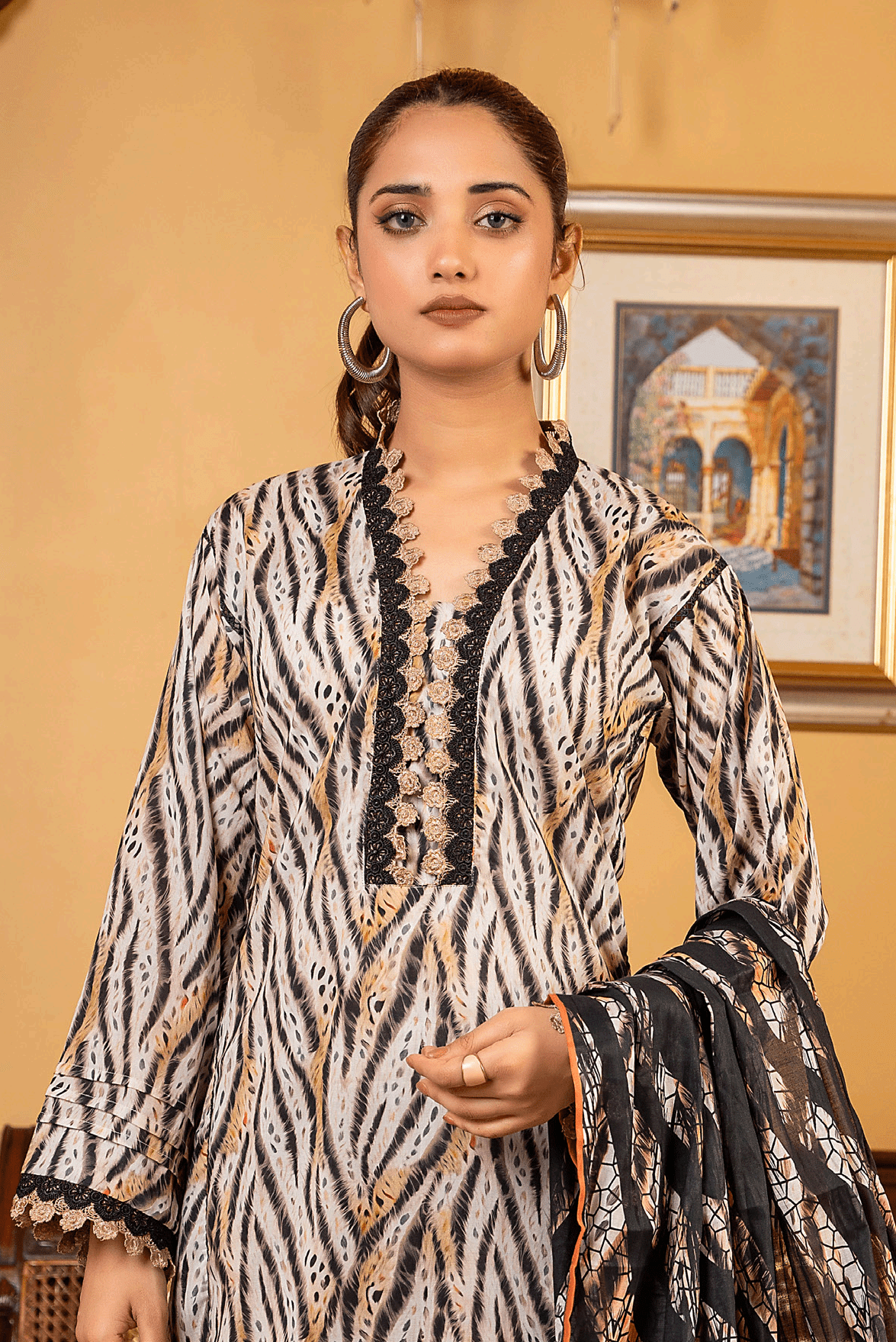 Salina by Regalia Identic Separates Vol-17 Digital Printed Lawn Suit IS17-10