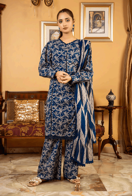 Salina by Regalia Identic Separates Vol-17 Digital Printed Lawn Suit IS17-12