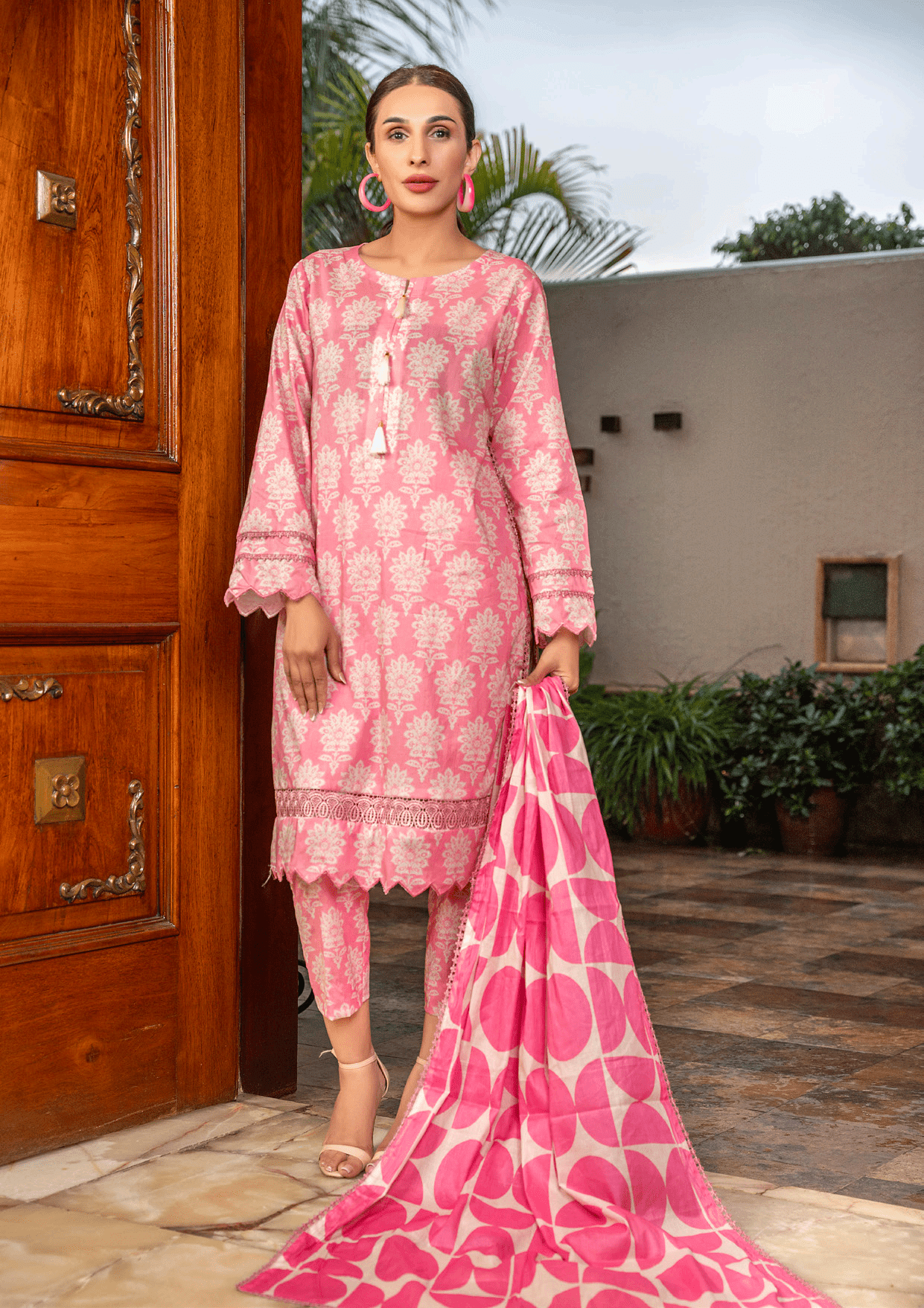 Salina by Regalia Identic Separates Vol-17 Digital Printed Lawn Suit IS17-3