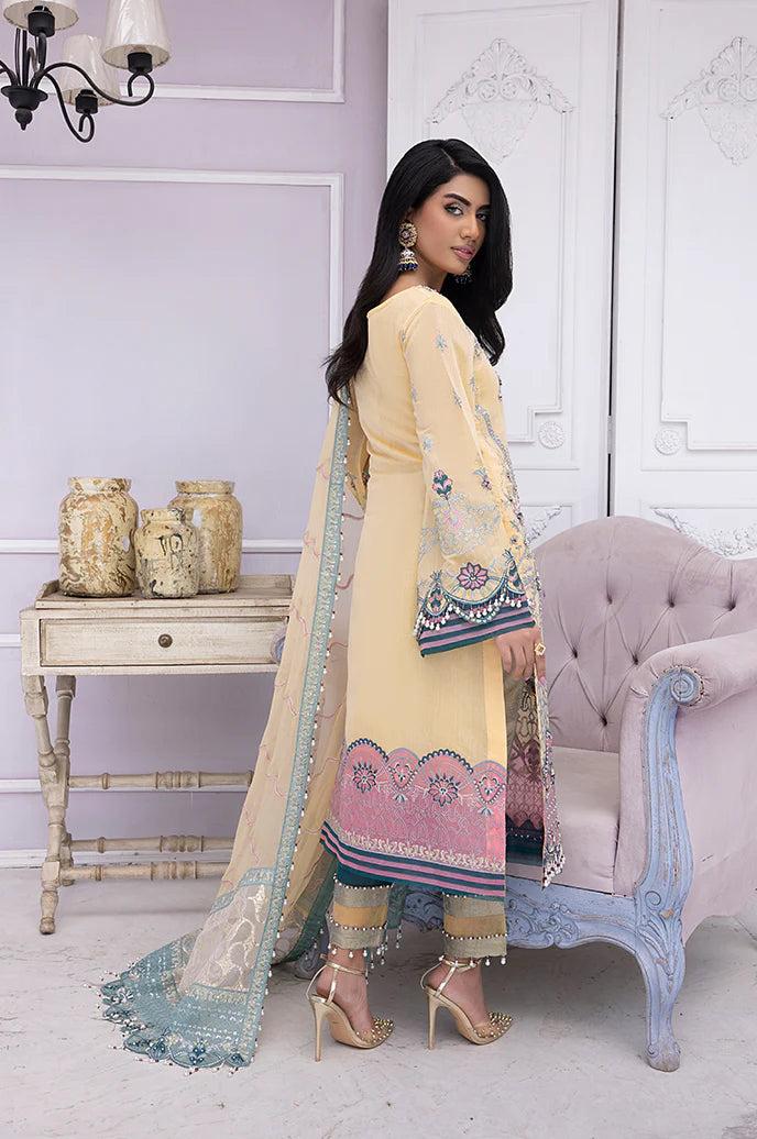 Razab Mehak Luxury Embroidered Hand Made Unstitched Suit MHK-105