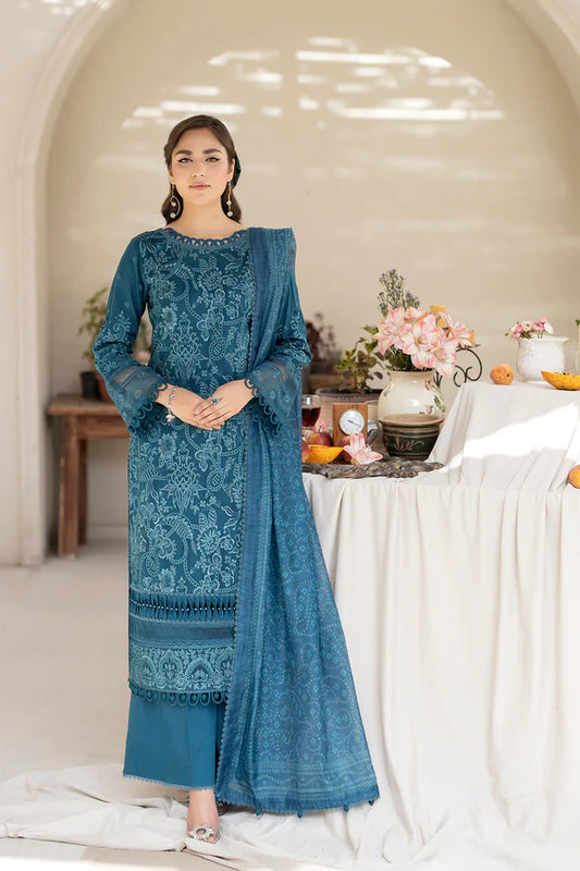 House Of Nawab by Zora Luxury Embroidered Lawn Unstitched suit-QARIN