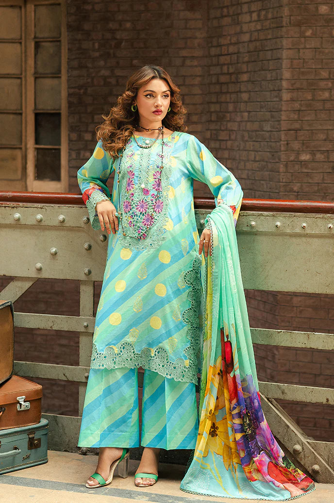 Razab By R-Prints Printed Embroidered Lawn Unstitched Suit RSP-09