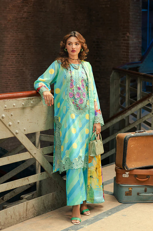 Razab By R-Prints Printed Embroidered Lawn Unstitched Suit RSP-09