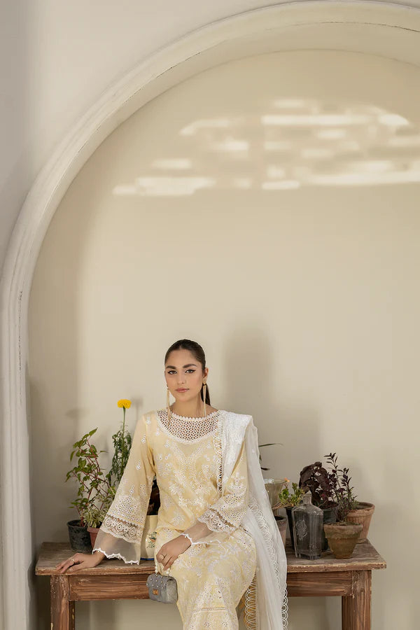 House Of Nawab by Zora Luxury Embroidered Lawn Unstitched suit-SAADAT