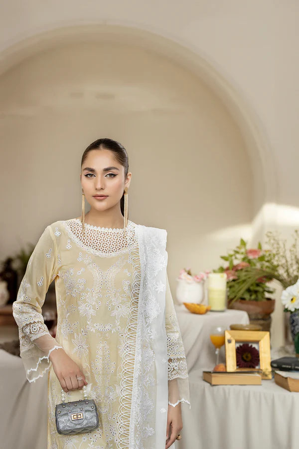 House Of Nawab by Zora Luxury Embroidered Lawn Unstitched suit-SAADAT