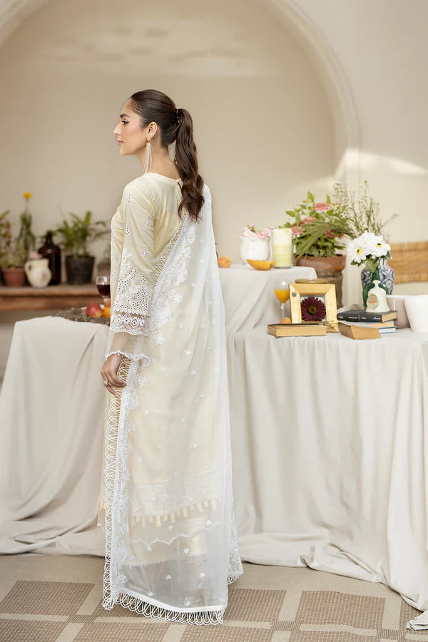 House Of Nawab by Zora Luxury Embroidered Lawn Unstitched suit-SAADAT