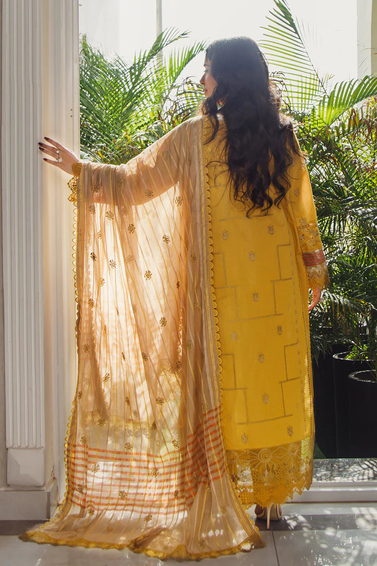 Marjjan By Misal Dyed Embroidered Lawn Unstitched 3pc Suit-SMC-179