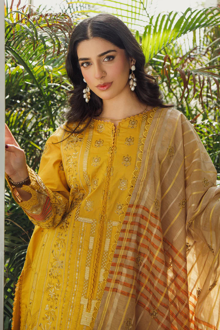 Marjjan By Misal Dyed Embroidered Lawn Unstitched 3pc Suit-SMC-179