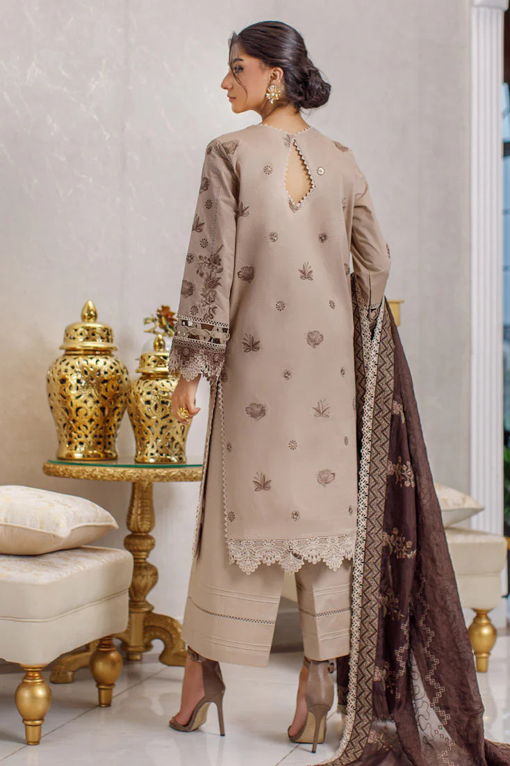 Marjjan By Misal Dyed Embroidered Lawn Unstitched 3pc Suit-SMC-185