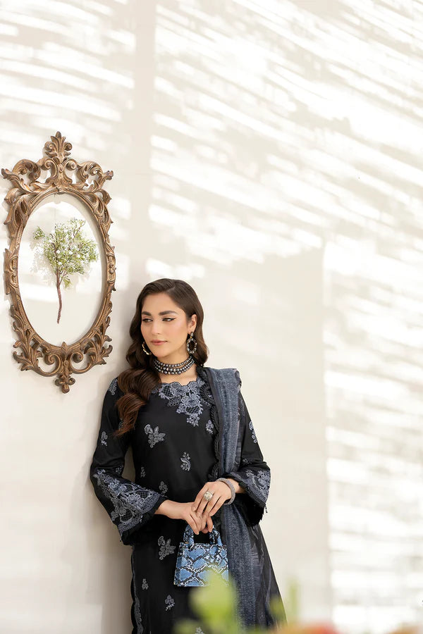 House Of Nawab by Zora Luxury Embroidered Lawn Unstitched suit-VALEH