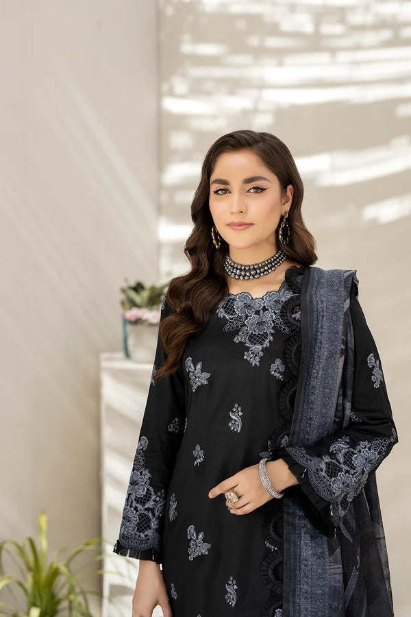 House Of Nawab by Zora Luxury Embroidered Lawn Unstitched suit-VALEH