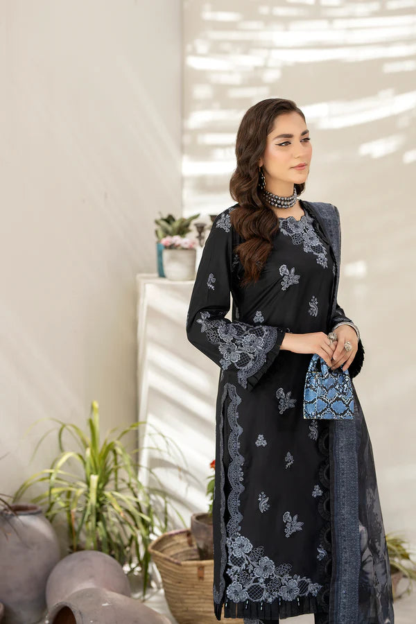 House Of Nawab by Zora Luxury Embroidered Lawn Unstitched suit-VALEH