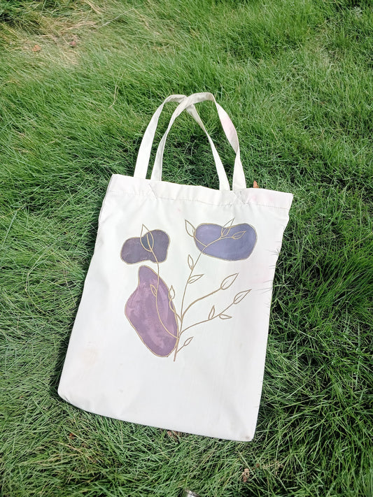 Tote Bags Off-White Cotton Printed TB-01