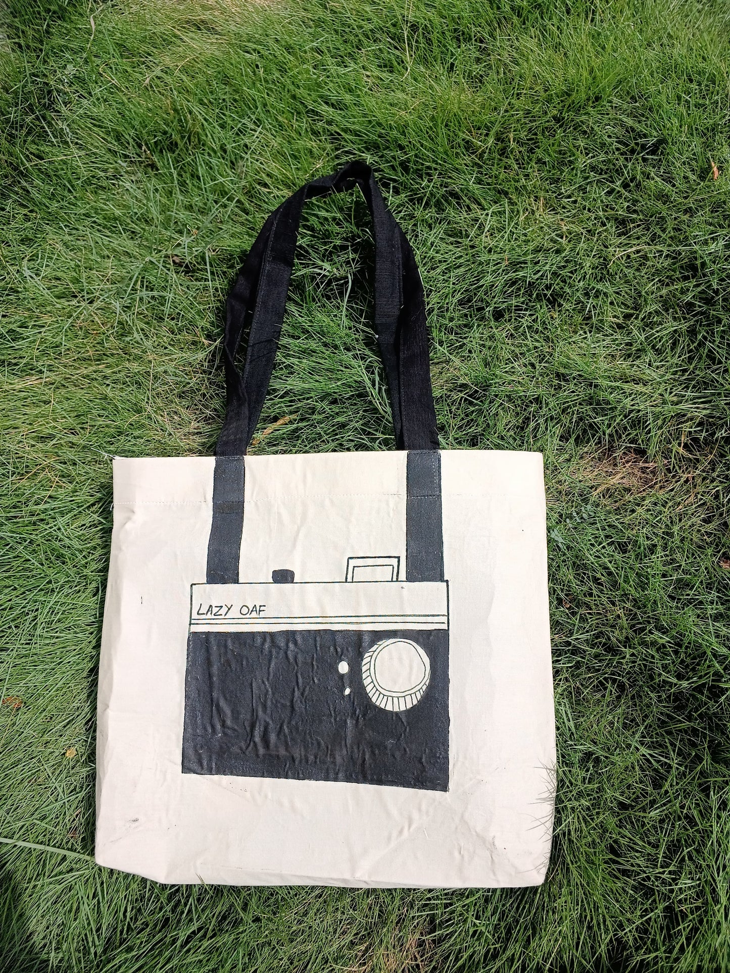 Tote Bags Off-White Cotton Printed TB-02