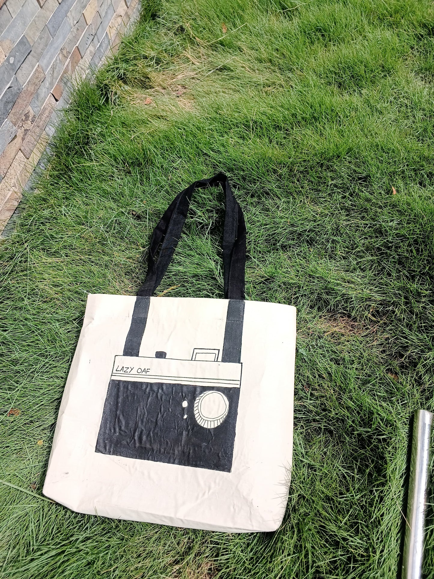 Tote Bags Off-White Cotton Printed TB-02